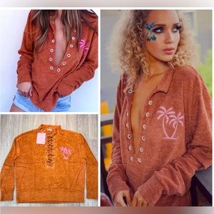 🧡💞DAYDREAM NATION TIKI PULLOVER